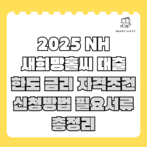 NH 새희망홀씨 대출